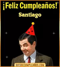 GIF Feliz Cumpleaños Meme Santiago